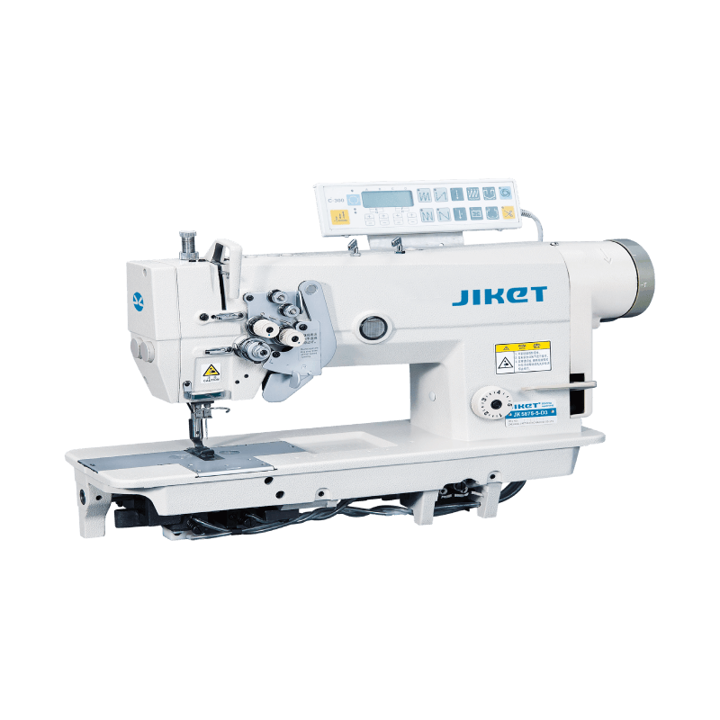 محرك المباشر التلقائي خط قطع الكمبيوتر آلة الخياطة إبرة مزدوجة (مع طبقات قطري)
