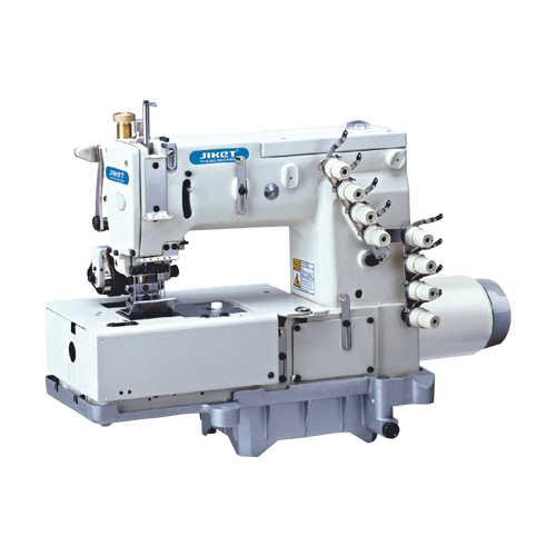 Flat Bed Double Chain Stitch Machine With Horizontal Movement Mechanism